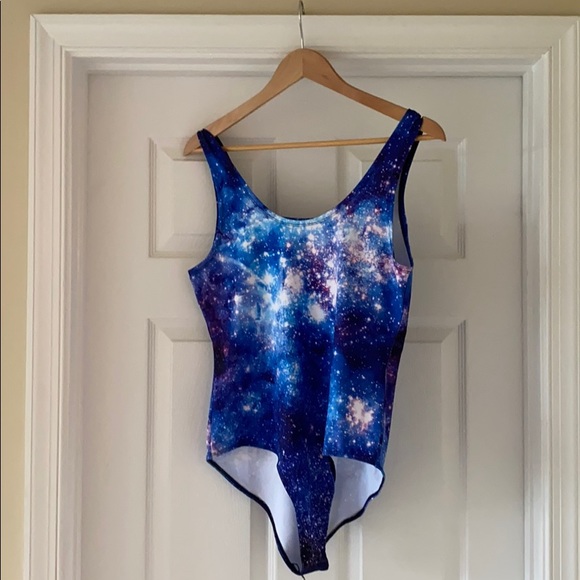 INTO THE AM Other - Galaxy Print Bodysuit